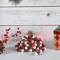 Red and Green Garland Christmas Wooden Beaded Garland Tree Decorations